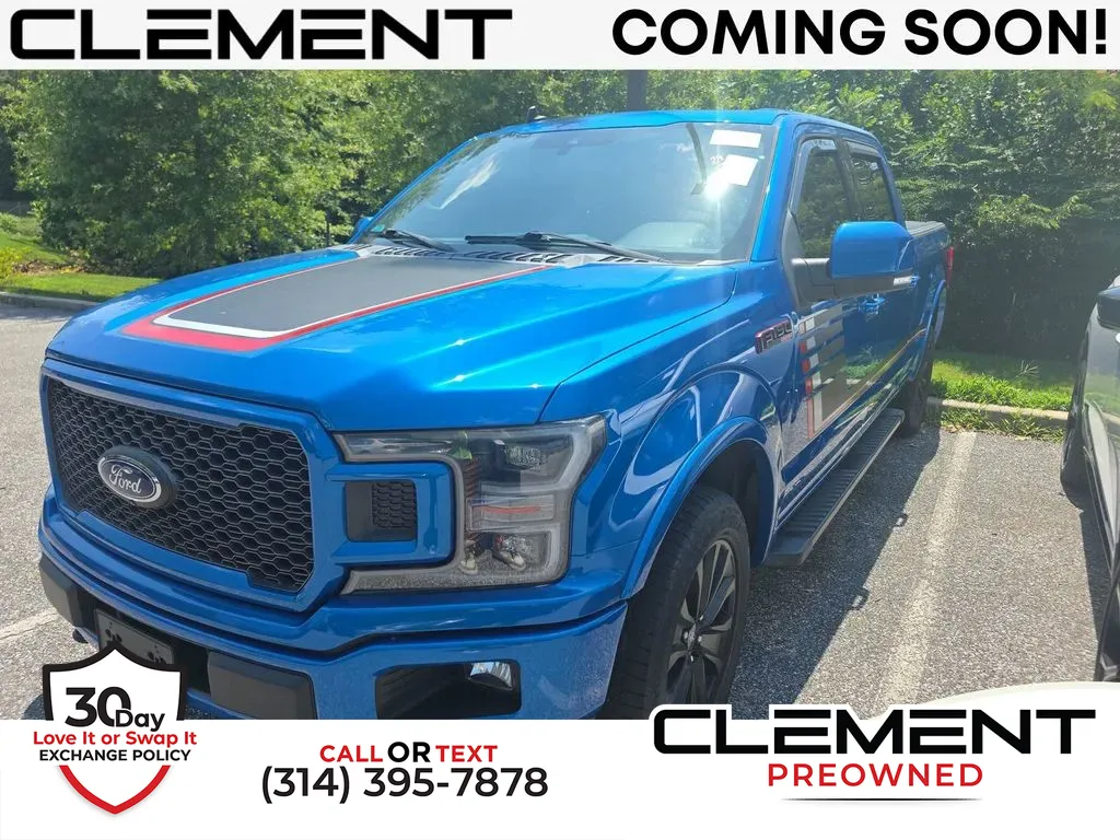 Blue 2019 Ford F-150 Lariat for sale in St. Charles, MO