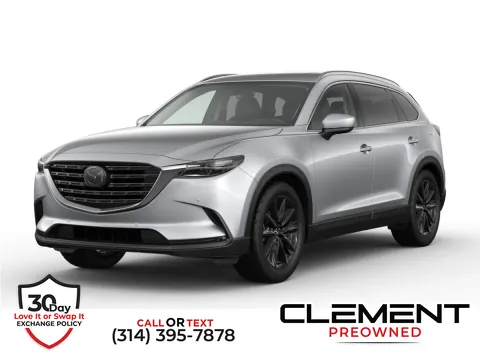 Silver 2023 Mazda CX-9 Touring Plus for sale in St. Charles, MO