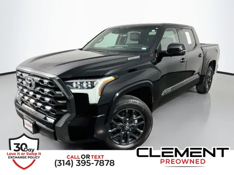 Black 2025 Toyota Tundra Hybrid Platinum for sale in St. Charles, MO