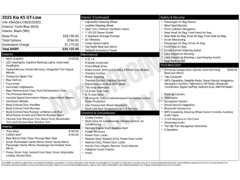 Photos of 2025 Kia K5 GT-Line for sale in St. Charles, MO at Clement Supercenter