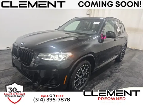 Black 2022 BMW X3 xDrive30i for sale in St. Charles, MO
