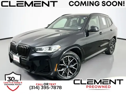 Black 2022 BMW X3 xDrive30i for sale in St. Charles, MO