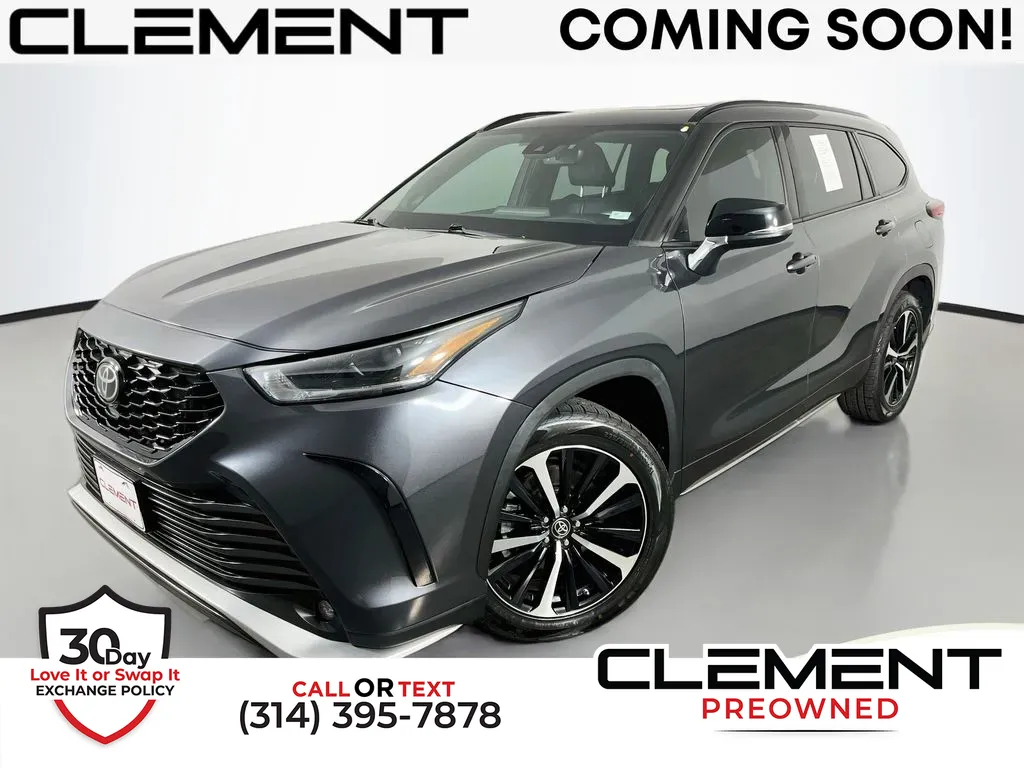 Gray 2021 Toyota Highlander XSE for sale in St. Charles, MO