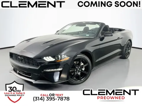 Black 2019 Ford Mustang EcoBoost for sale in St. Charles, MO