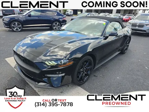 Black 2019 Ford Mustang EcoBoost for sale in St. Charles, MO