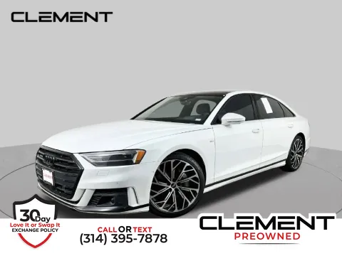 White 2021 Audi A8 L 55 for sale in St. Charles, MO