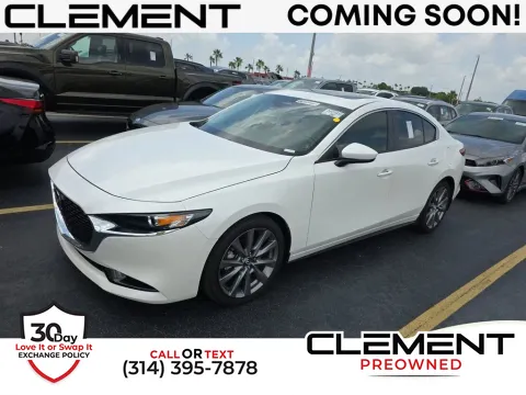 White 2024 Mazda Mazda3 2.5 S Preferred Package for sale in St. Charles, MO