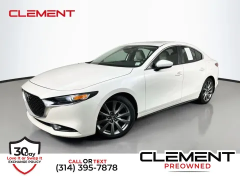 White 2024 Mazda Mazda3 2.5 S Preferred Package for sale in St. Charles, MO