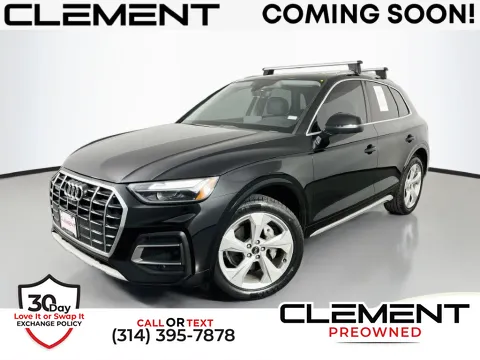 Black 2021 Audi Q5 45 Premium Plus for sale in St. Charles, MO