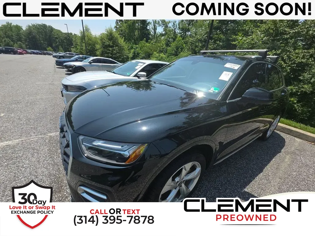 Black 2021 Audi Q5 45 Premium Plus for sale in St. Charles, MO