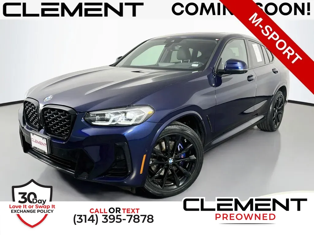 Blue 2023 BMW X4 xDrive30i for sale in St. Charles, MO