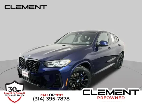Blue 2023 BMW X4 xDrive30i for sale in St. Charles, MO