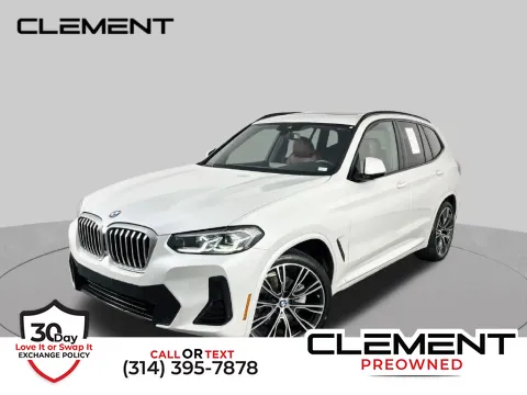 White 2023 BMW X3 sDrive30i for sale in St. Charles, MO