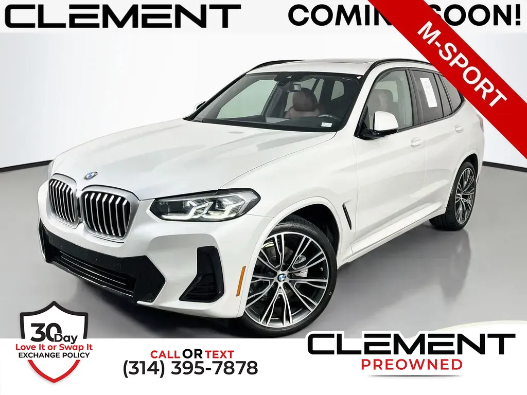 White 2023 BMW X3 sDrive30i for sale in St. Charles, MO