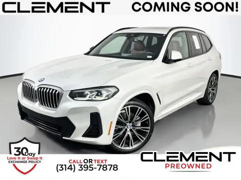 White 2023 BMW X3 sDrive30i for sale in St. Charles, MO
