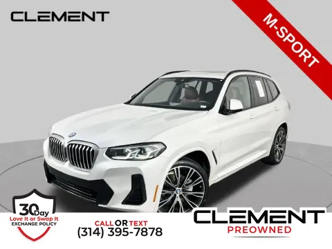 White 2023 BMW X3 sDrive30i for sale in St. Charles, MO