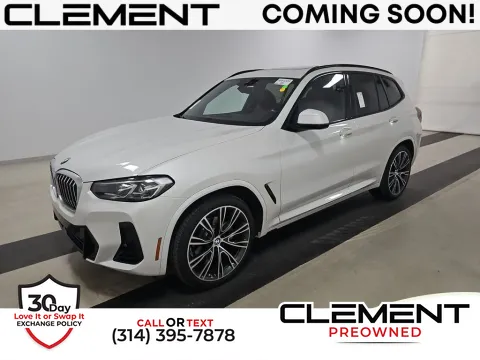 White 2023 BMW X3 sDrive30i for sale in St. Charles, MO