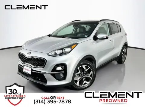 Silver 2022 Kia Sportage EX for sale in St. Charles, MO