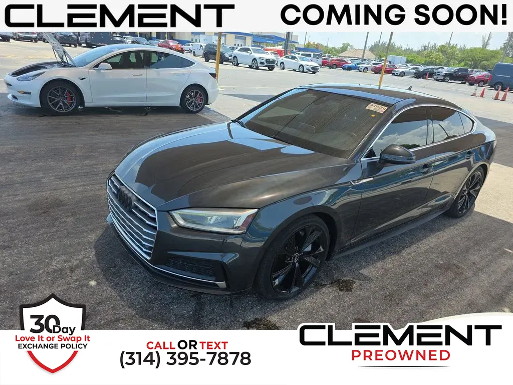 Gray 2019 Audi A5 Sportback Premium Plus for sale in St. Charles, MO