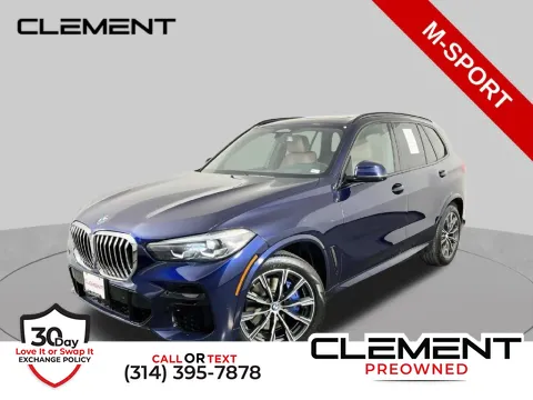 Blue 2022 BMW X5 xDrive40i for sale in St. Charles, MO