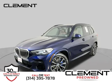 Blue 2022 BMW X5 xDrive40i for sale in St. Charles, MO