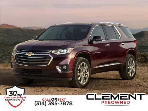 Red 2020 Chevrolet Traverse 3LT for sale in St. Charles, MO