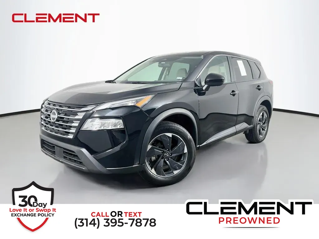 Black 2025 Nissan Rogue SV for sale in St. Charles, MO
