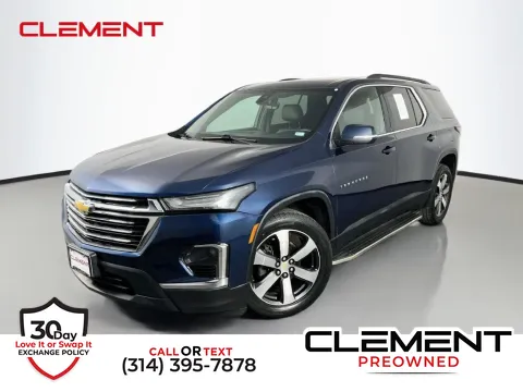 Blue 2023 Chevrolet Traverse LT Leather for sale in St. Charles, MO