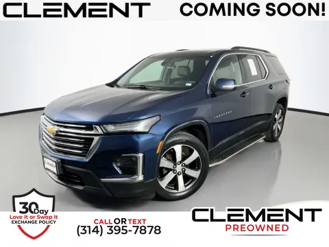 Blue 2023 Chevrolet Traverse LT Leather for sale in St. Charles, MO