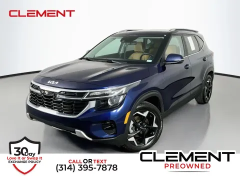 Blue 2024 Kia Seltos EX for sale in St. Charles, MO