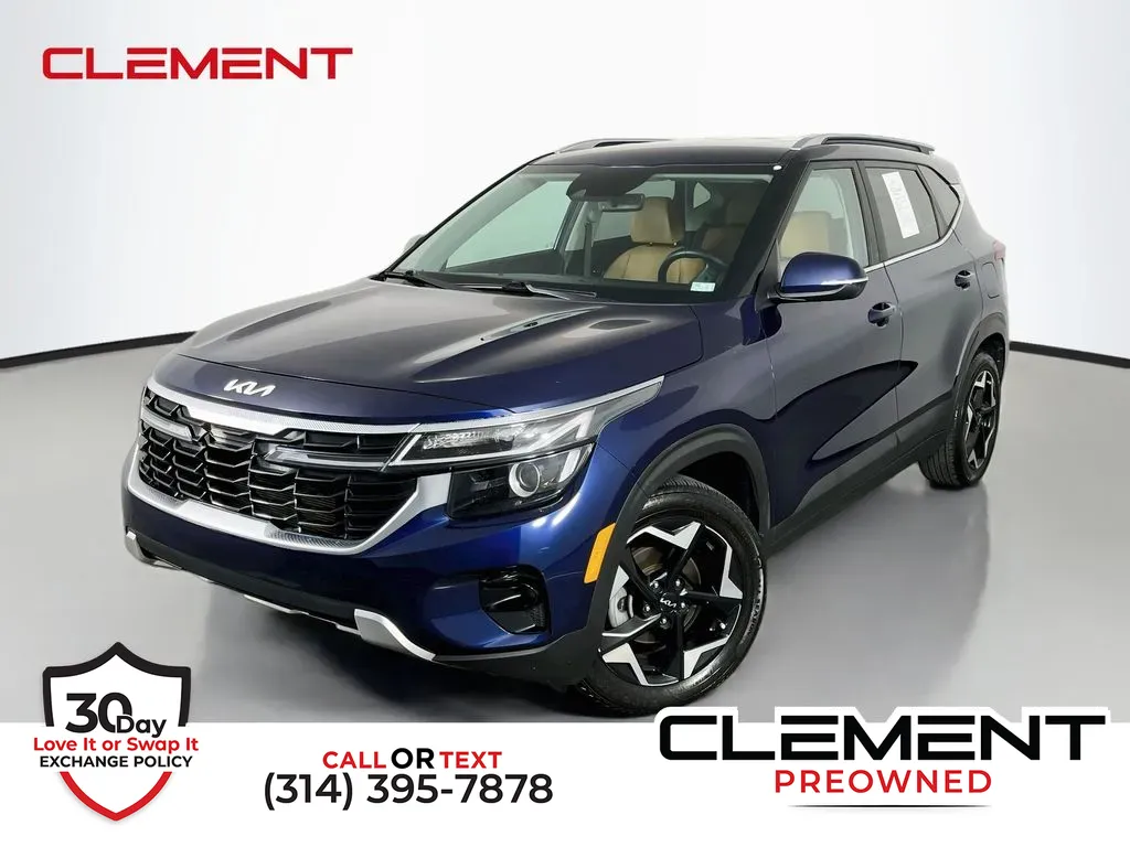 Blue 2024 Kia Seltos EX for sale in St. Charles, MO