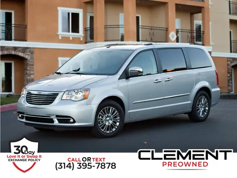 Black 2016 Chrysler Town & Country Touring-L for sale in St. Charles, MO