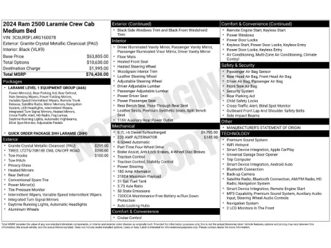 Photos of 2024 Ram 2500 Laramie for sale in St. Charles, MO at Clement Supercenter
