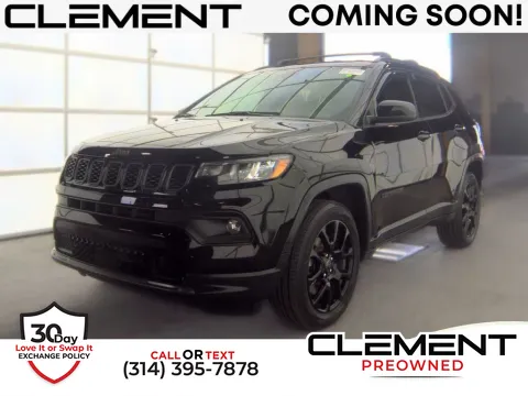 Black 2025 Jeep Compass Latitude for sale in St. Charles, MO