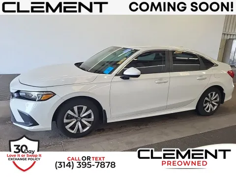 White 2024 Honda Civic LX for sale in St. Charles, MO