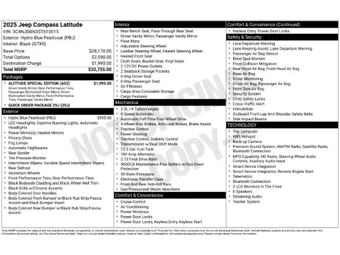 Photos of 2025 Jeep Compass Latitude for sale in St. Charles, MO at Clement Supercenter
