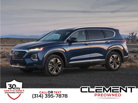 Silver 2019 Hyundai Santa Fe SEL Plus for sale in St. Charles, MO