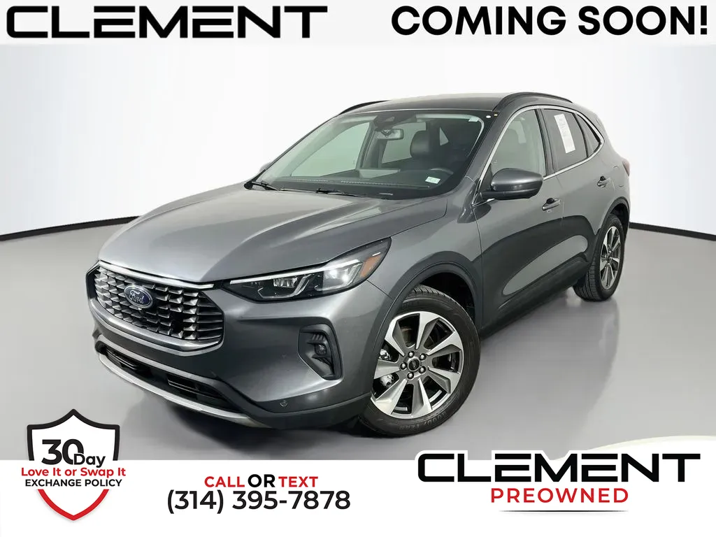 Gray 2024 Ford Escape Hybrid Platinum for sale in St. Charles, MO