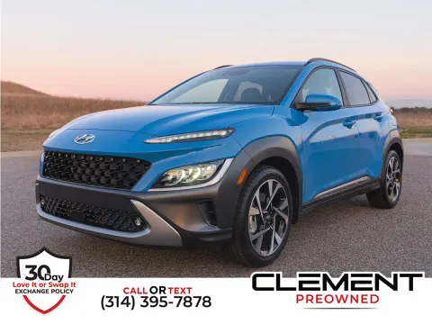 Silver 2023 Hyundai Kona SEL for sale in St. Charles, MO