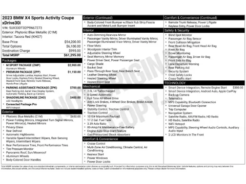 Photos of 2023 BMW X4 xDrive30i for sale in St. Charles, MO at Clement Supercenter