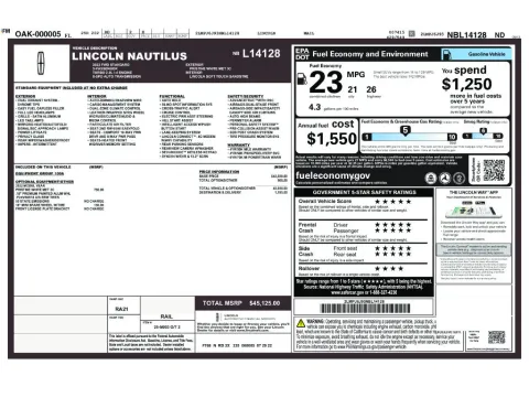 Photos of 2022 Lincoln Nautilus Standard for sale in St. Charles, MO at Clement Supercenter