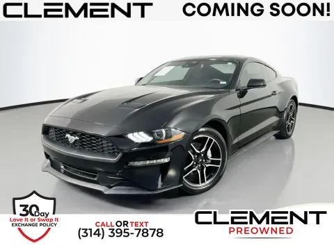 Black 2021 Ford Mustang EcoBoost for sale in St. Charles, MO