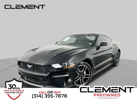 Black 2021 Ford Mustang EcoBoost for sale in St. Charles, MO