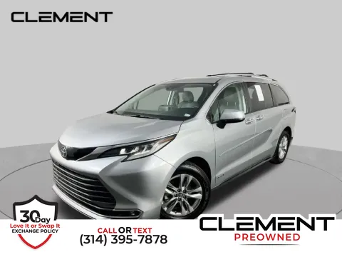 Silver 2021 Toyota Sienna Limited for sale in St. Charles, MO