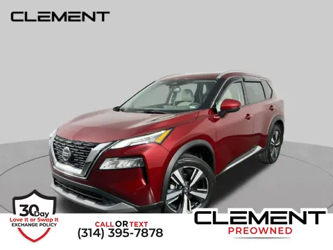 Red 2021 Nissan Rogue SL for sale in St. Charles, MO