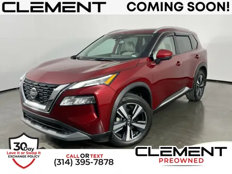 Red 2021 Nissan Rogue SL for sale in St. Charles, MO