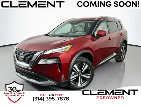 Red 2021 Nissan Rogue SL for sale in St. Charles, MO
