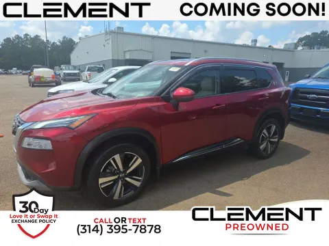 Red 2021 Nissan Rogue SL for sale in St. Charles, MO