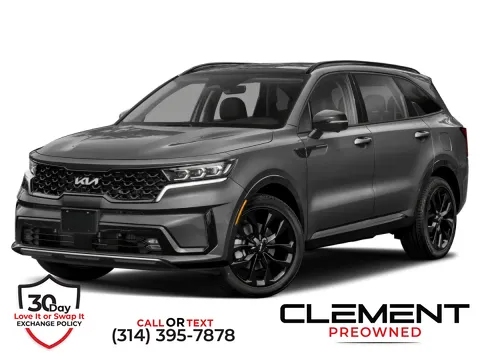 Black 2022 Kia Sorento SX for sale in St. Charles, MO