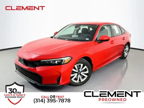 Red 2026 Honda Civic LX for sale in St. Charles, MO